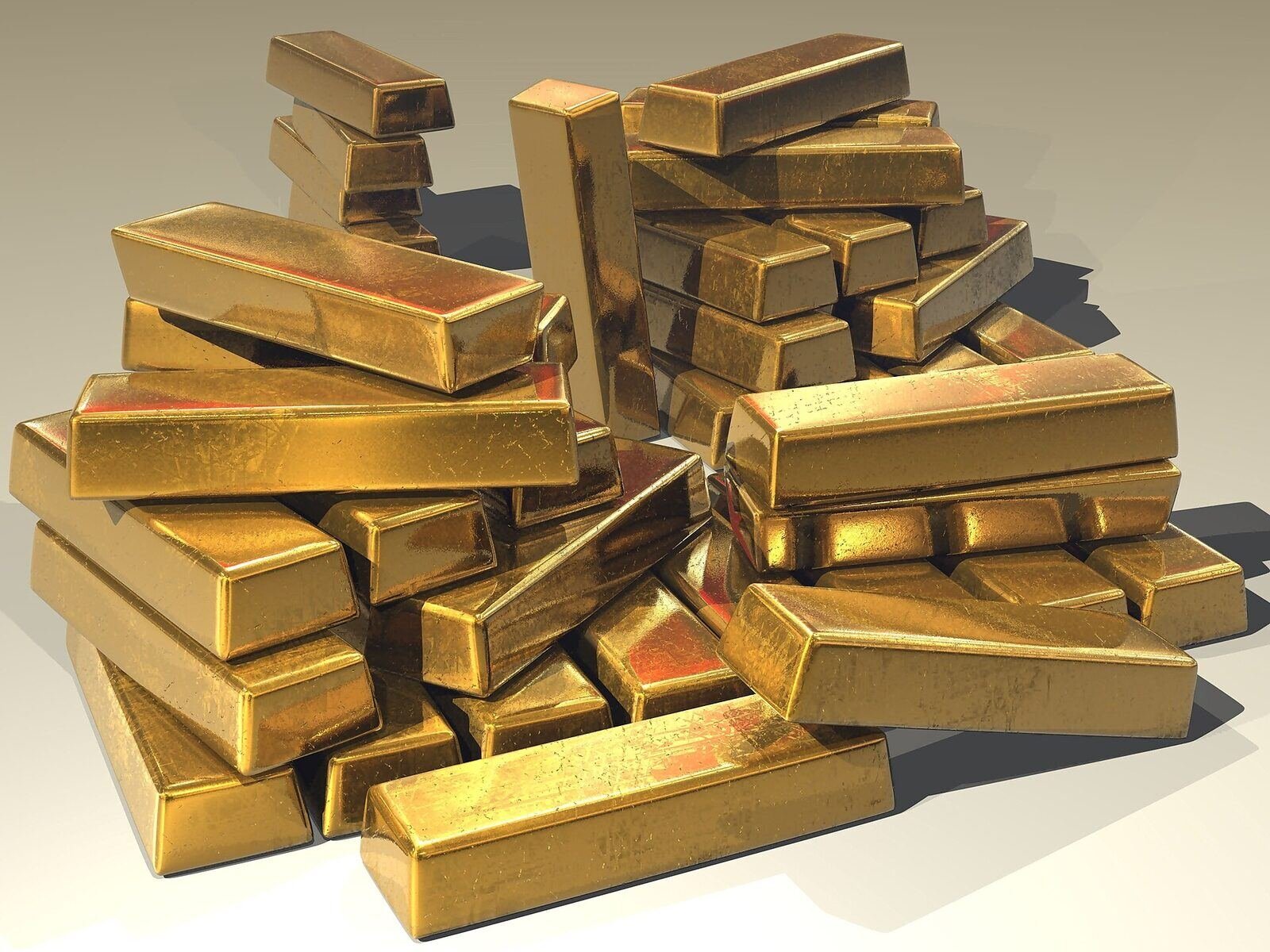 22K gold bars